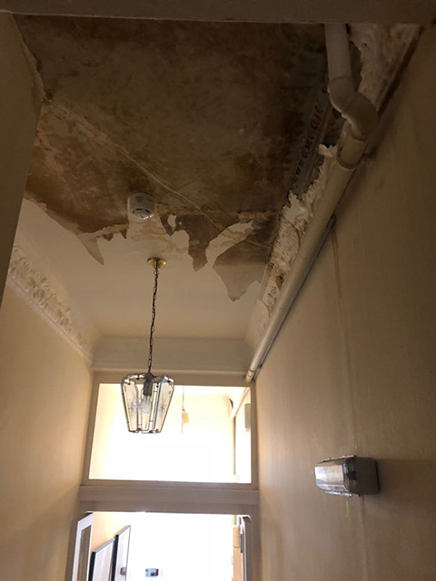 The damaged ceiling Project