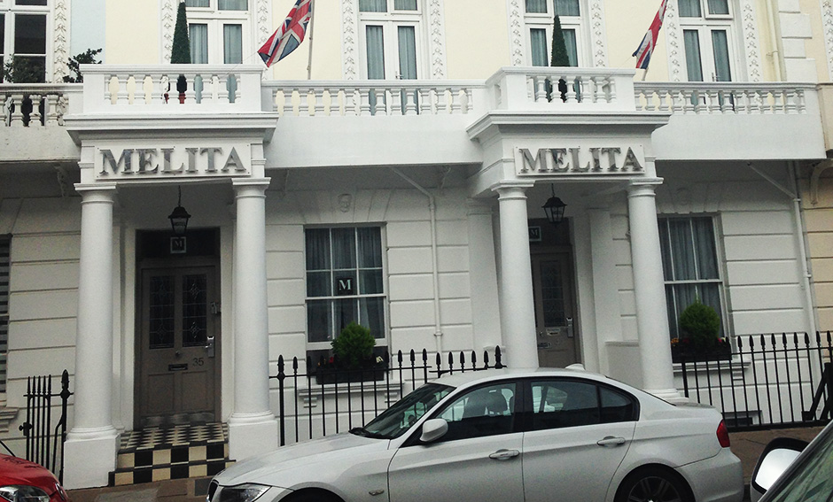 Melita Hotel London after
